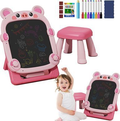 Детский мольберт Happy BLB-Toys для детей ∙ Многофункциональный развивающий мольберт Happy BLB-Toys