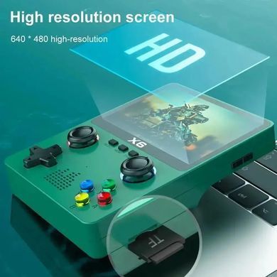 Игровая портативная консоль X6 с 3,5-дюймовым монитором ∙ Портативная игровая приставка X6 3,5'' IPS