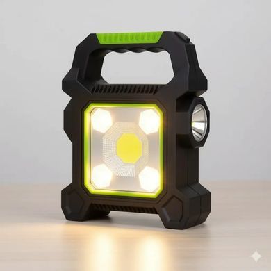 Светодиодный кемпинговый фонарь JY-258B с USB и солнечной панелью ∙ Аккумуляторная портативная лампа VHG JY-258B с повербанком