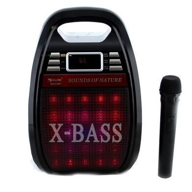 Колонка портативная акустическая система с микрофоном и FM радио BT Golon RX 810