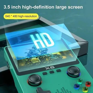 Игровая портативная консоль X6 с 3,5-дюймовым монитором ∙ Портативная игровая приставка X6 3,5'' IPS