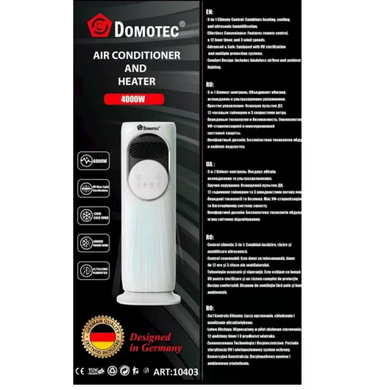 Вентилятор напольный бытовой DOMOTEC MS-1630 White для дома и офиса &bull; Мощный вентилятор для комнаты, спальни и квартиры &bull; Напольный вентилятор для охлаждения и циркуляции воздуха