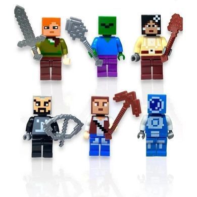 Детский магнитный конструктор Minecraft Мельница с рекой из 267 блоков ∙ Магнитный конструктор Minecraft из 267 блоков для творчества и развлечений