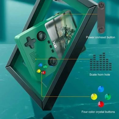 Игровая портативная консоль X6 с 3,5-дюймовым монитором ∙ Портативная игровая приставка X6 3,5'' IPS
