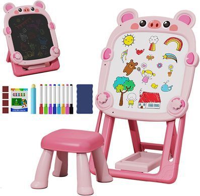 Детский мольберт Happy BLB-Toys для детей ∙ Многофункциональный развивающий мольберт Happy BLB-Toys
