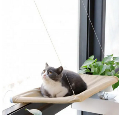 Підвісна лежанка - гамак для котів Window Mounted Cat Bed