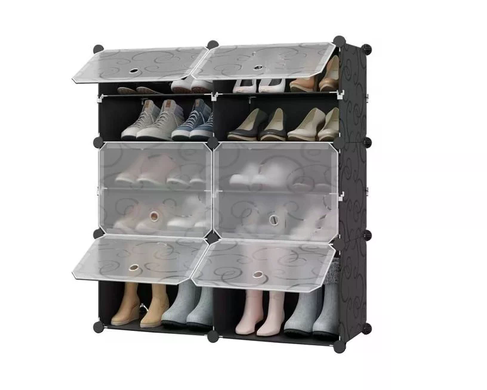 Шкаф для обуви Storage Cube Cabinet DT-1572 &bull; Складной пластиковый шкаф-органайзер Storage Cube Cabinet DT-1572 для хранения обуви в прихожей, спальне и гардеробной