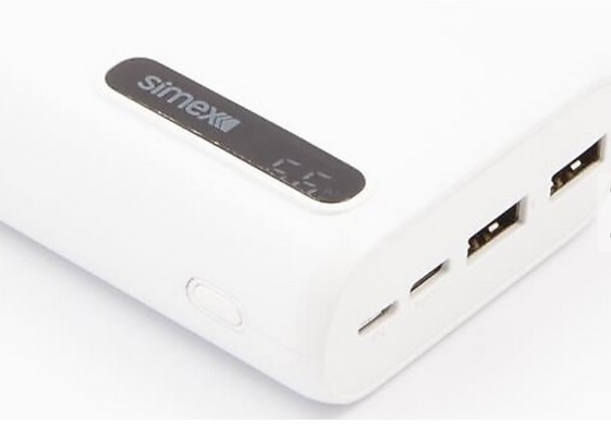 Универсальное зарядное устройство Simex 20000 mAh Power Bank Внешний аккумулятор Портативная зарядка Павербанк