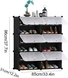 Шкаф для обуви Storage Cube Cabinet DT-1572 &bull; Складной пластиковый шкаф-органайзер Storage Cube Cabinet DT-1572 для хранения обуви в прихожей, спальне и гардеробной