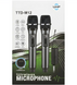 Беспроводные микрофоны UHF TTD-M12 ∙ Караоке-система UHF TTD-M12 на два микрофона