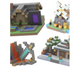 Детский магнитный конструктор Minecraft Мельница с рекой из 267 блоков ∙ Магнитный конструктор Minecraft из 267 блоков для творчества и развлечений