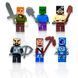 Детский магнитный конструктор Minecraft Мельница с рекой из 267 блоков ∙ Магнитный конструктор Minecraft из 267 блоков для творчества и развлечений