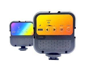 Лампа LED RGB с креплением для телефона WR-R1 ∙ Студийный накамерный свет 3000-7000K