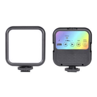 Лампа LED RGB с креплением для телефона WR-R1 ∙ Студийный накамерный свет 3000-7000K