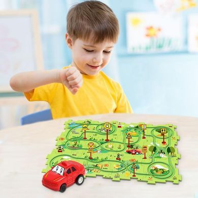Развивающая игрушка-пазл 5PCS Rail Car для детей ∙ Пазл для детей 5PCS Rail Car