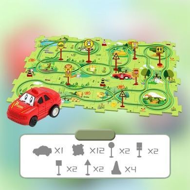 Развивающая игрушка-пазл 5PCS Rail Car для детей ∙ Пазл для детей 5PCS Rail Car