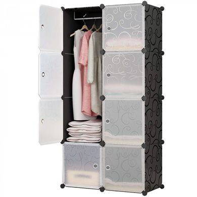 Складной шкаф Storage Cube Cabinet МР 28-51 Пластиковый шкаф – органайзер для вещей, 146х76x37 см