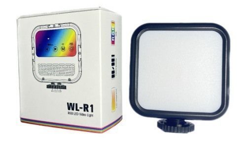 Лампа LED RGB с креплением для телефона WR-R1 ∙ Студийный накамерный свет 3000-7000K