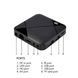 Стаціонарна ігрова приставка консоль micro USB 2 джойстика M8MINI ∙ Ігра ТВ приставка Smart Box Gamepad M8 Mini 64GB з бездротовими джойстиками