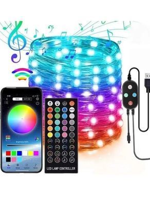 Уличные огни 5M Smart Bluetooth App Control ∙ Светодиодная LED гирлянда 5M Smart с управлением через приложение