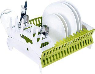 Органайзер &ndash; сушилка Collapsible Dish Rack ∙ Складная кухонная подставка для сушки посуды
