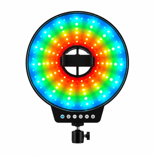 Светодиодная LED лампа MJ-321 кольцевая RGB 35 см с USB подключением &bull; Кольцевая лампа MJ-321 для фото, видео, селфи, стримов, TikTok и съемки контента