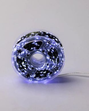 Світлодіодна USB гірлянда дріт Роса 100 LED 10 метрів &bull; Гірлянда Крапля роси для декору будинку, офісу та вулиці