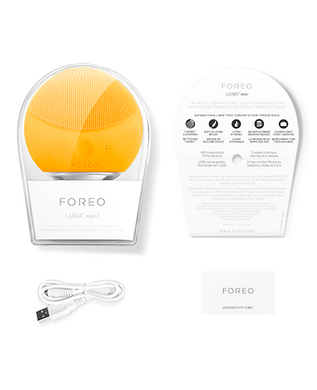 Электрическая щетка | массажер для очистки кожи лица Foreo LUNA Mini 2, Желтый PR2