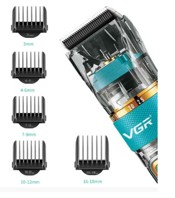 Машинка для стрижки VGR V-695 для волосся та бороди ∙ Акумуляторна бездротова машинка VGR V-695