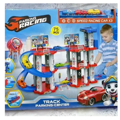 Игровая трасса-парковка Childrens Rail Car MH2006 для детей ∙ Игрушечный трек-парковка Childrens Rail Car MH2006 Щенячий патруль