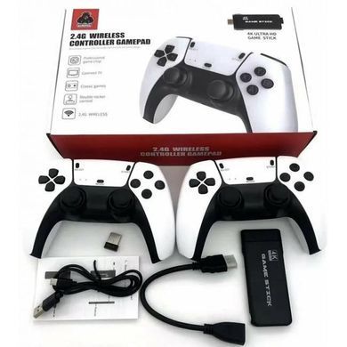 Ігрова приставка + 2 джойстики 2.4G WIRELESS CONTROR GAMEPAD 4K M8PRO ∙ Ретро-консоль M8PRO з бездротовими геймпадами і підтримкою 4K