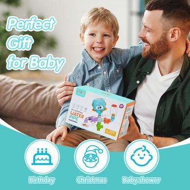 Іграшка для ванни Ingbaby Робот Водний фонтан 21 деталь ∙ Водна Ingbaby Робот іграшка-фонтан для купання
