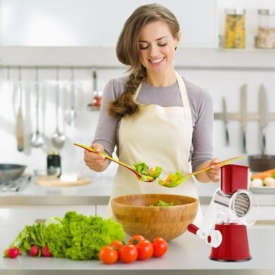 Овощерезка Tabletop Drum Grater Kitchen Master MINI 806 для кухни ∙ Компактная механическая тёрка Master MINI 806