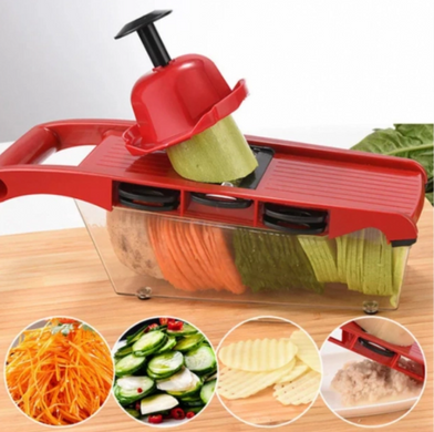 Овощерезка - мультислайсер Mandoline Slicer 6 in 1 · Терка – шинковка для овощей и фруктов c контейнером