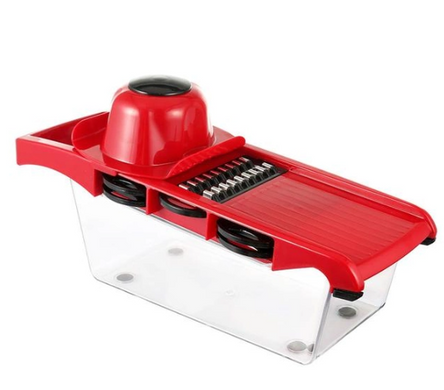 Овощерезка - мультислайсер Mandoline Slicer 6 in 1 · Терка – шинковка для овощей и фруктов c контейнером