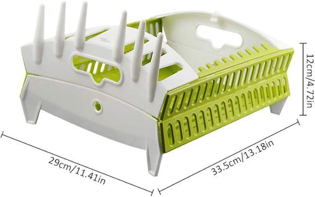 Органайзер – сушилка Collapsible Dish Rack ∙ Складная кухонная подставка для сушки посуды