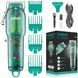 Профессиональная машинка для стрижки V-660 Professional Clipper Transparent Green &bull; Аккумуляторная машинка для волос VGR V-660